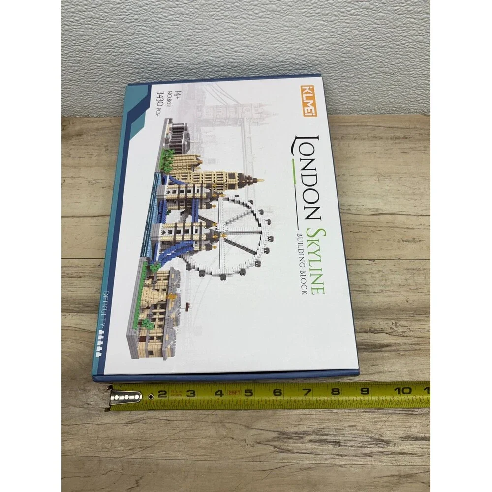 KLMEI London Skyline Building Block Set No 8011 3430pcs New
